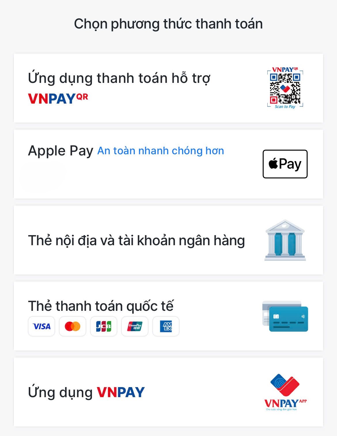 付款方式